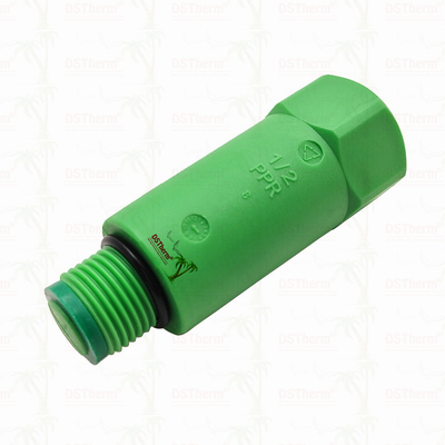 Plug de tubulação PPR Plug de teste PPR Plug de comprimento Plug personalizado Cor/Logo 1/2" 3/4"