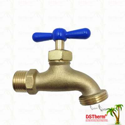 Tubina de Brass Tubina de Brass Bibcock Tubina de Brass Tubina de Água Tubina Material personalizado 1/2" 3/4"