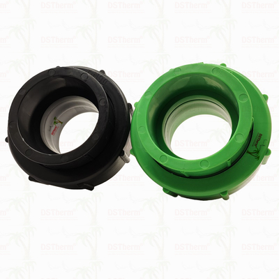 Ppr União de plástico verde para sistema de tubulação resistência química personalizável