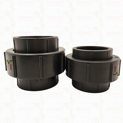União de Plástico Preto PPR para Sistema de Tubulação Durabilidade Personalizável Resistência Química