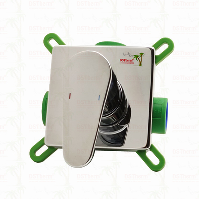 Válvula Misturadora de Chuveiro PPR Cromada de 3 Vias 20mm 25mm