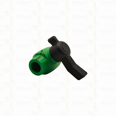 PPR Full Bore Fast Flow Ball Valve com cartucho de latão para tubo PPR 20-63MM personalizável
