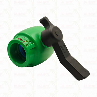 PPR Full Bore Fast Flow Ball Valve com cartucho de latão para tubo PPR 20-63MM personalizável
