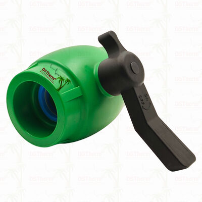 PPR Full Bore Fast Flow Ball Valve com cartucho de latão para tubo PPR 20-63MM personalizável
