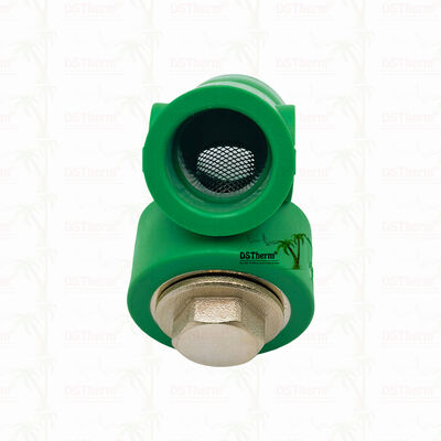 PPR Strainer Valve PN25 Compacta Válvula de filtro em forma de Y 20 ∼32 mm para sistemas de água