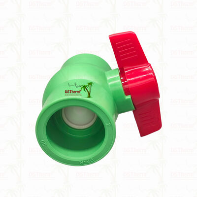 PPR válvula de esfera de plástico com esfera de plástico para sistema de encanamento 20-63mm vazamento zero