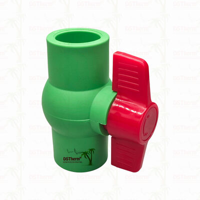 PPR válvula de esfera de plástico com esfera de plástico para sistema de encanamento 20-63mm vazamento zero