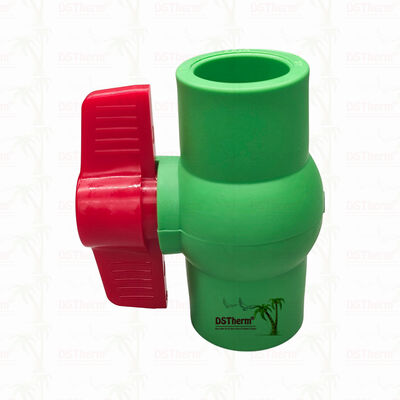 PPR válvula de esfera de plástico com esfera de plástico para sistema de encanamento 20-63mm vazamento zero