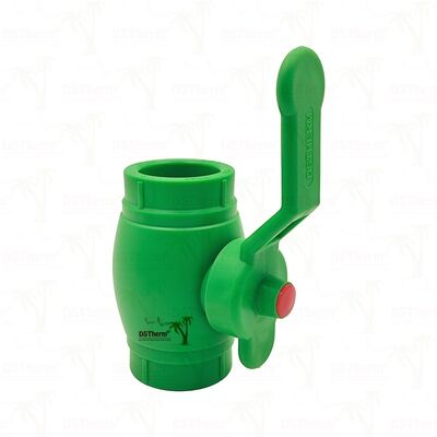 Válvula de Esfera PPR Latão Válvula de Esfera de Latão com Manípulo de Ferro PN25 20-63mm Personalizável