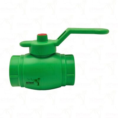 Válvula de Esfera PPR Latão Válvula de Esfera de Latão com Manípulo de Ferro PN25 20-63mm Personalizável