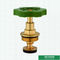 Punhos plásticos verdes com os cartuchos de bronze da válvula para Ppr e a válvula de parada de bronze