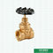 200 válvula de porta de bronze personalizada do estilo grande do WOG BSPT NPT com o punho preto do ferro