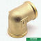 A cor de bronze personalizou o cotovelo de bronze rosqueado fêmea dobro com melhores preços conduz os encaixes