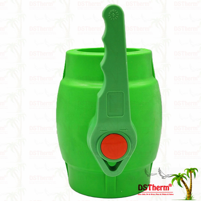 PPR válvula de esferas de plástico com manobra de balanço e manobra de balanço de esferas de latão ergonômica 20-63mm