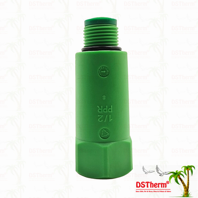Plug de tubulação PPR Plug de teste PPR Plug de comprimento Plug personalizado Cor/Logo 1/2