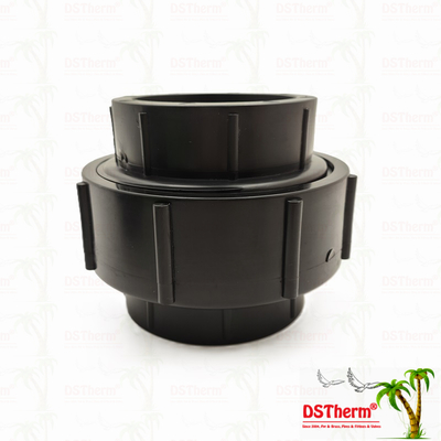 União de Plástico Preto PPR para Sistema de Tubulação Durabilidade Personalizável Resistência Química